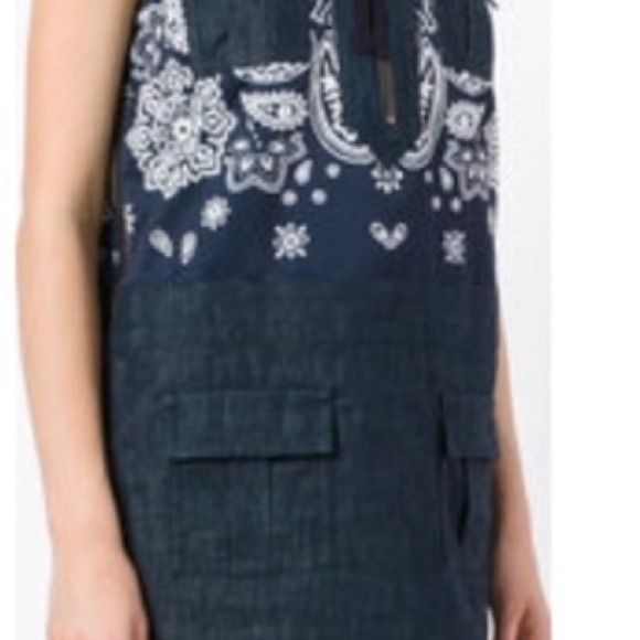 Moncler denim dress , new with tag size M/L - Picture 2 of 5